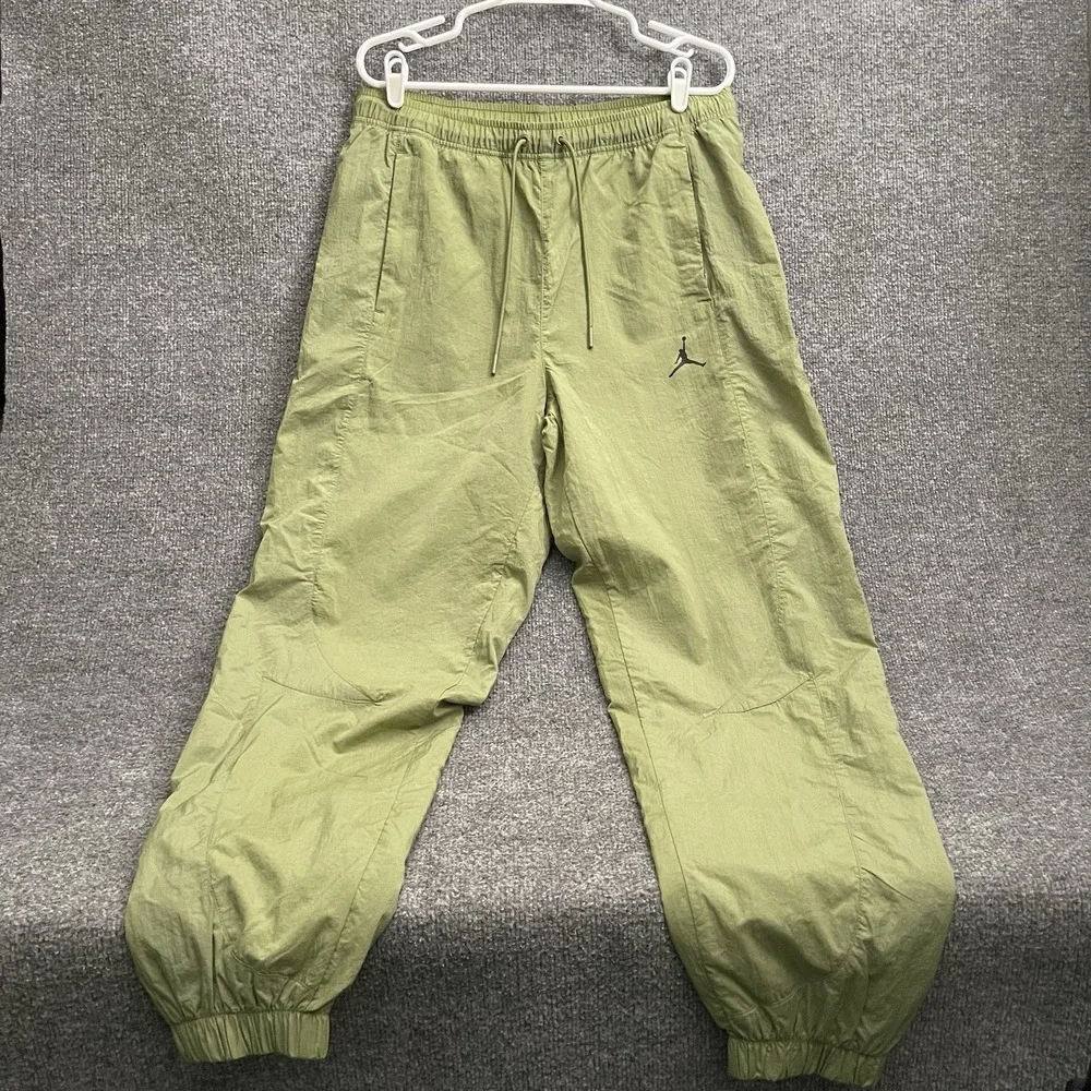 Nike Air Jordan Sport Jam Warm Up Pants Mens Sz L T Green DX9373-410